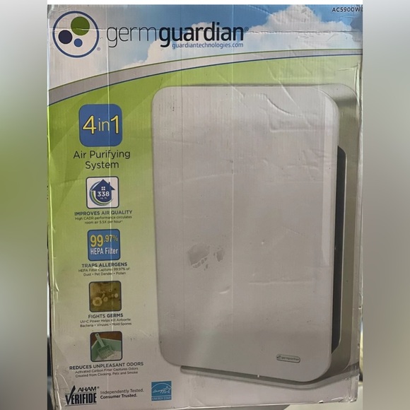 GermGuardian Medium True HEPA Air Purifier Console (AC5900WCA), new - Picture 4 of 6